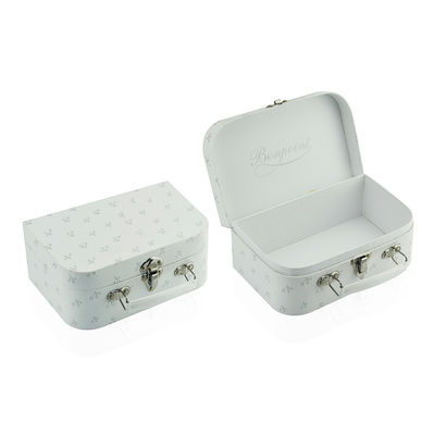 Adapté aux besoins du client imprimant le boîte-cadeau de empaquetage de papier de valise de carton pour la fête d'anniversaire